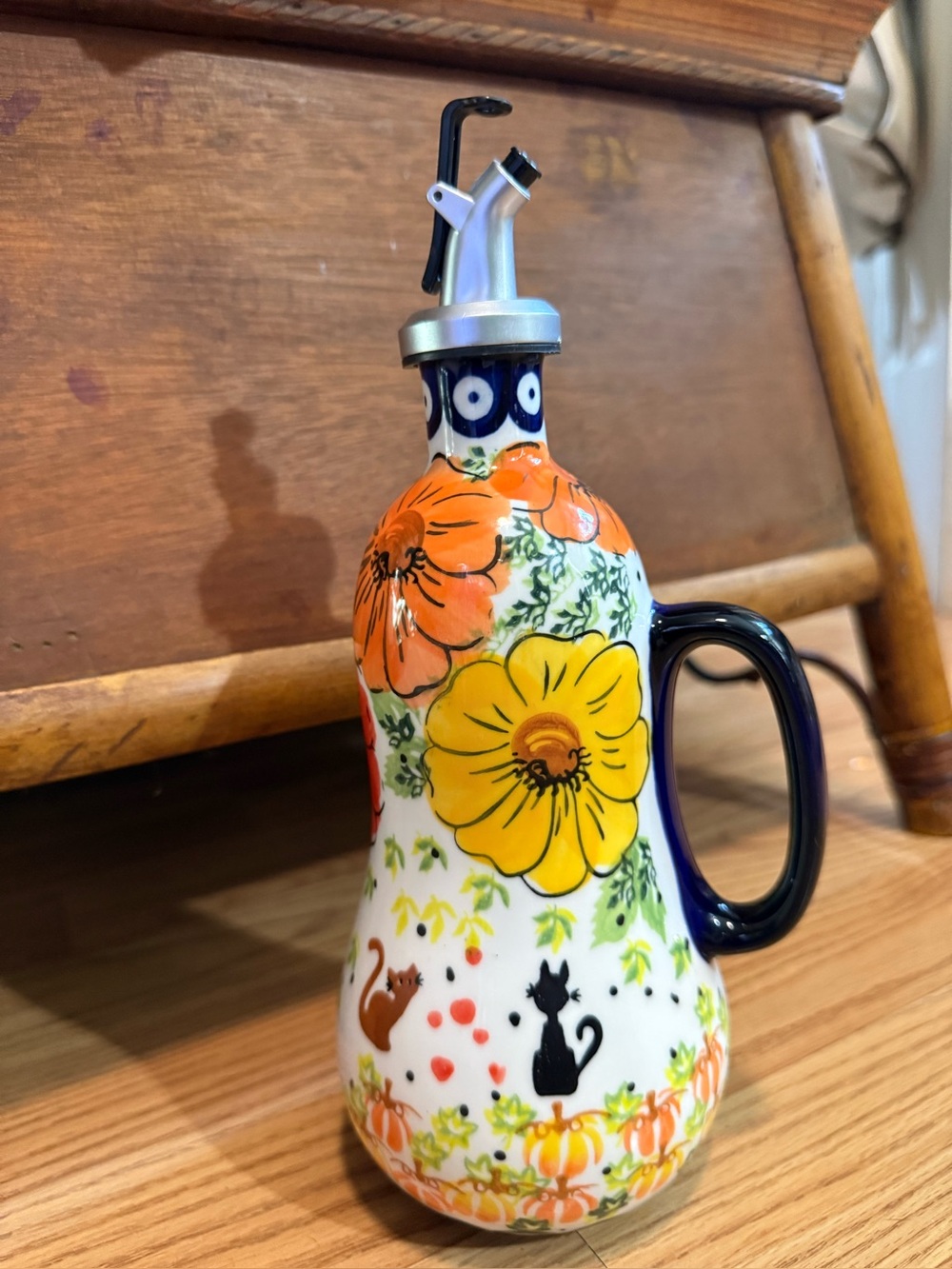 Sansetin Ceramic Oil/Vinegar Bottle Cruet